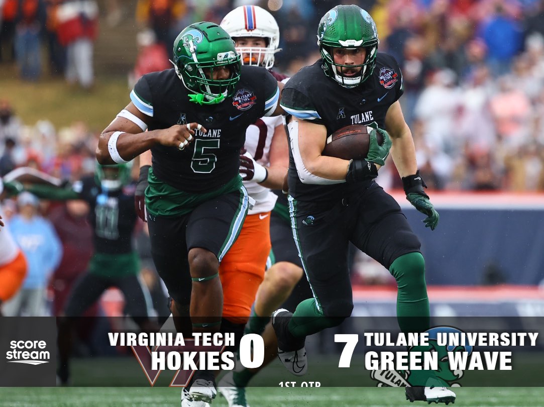 College Football Showdown Our Virginia Tech Tulane Pick - uh2r93k