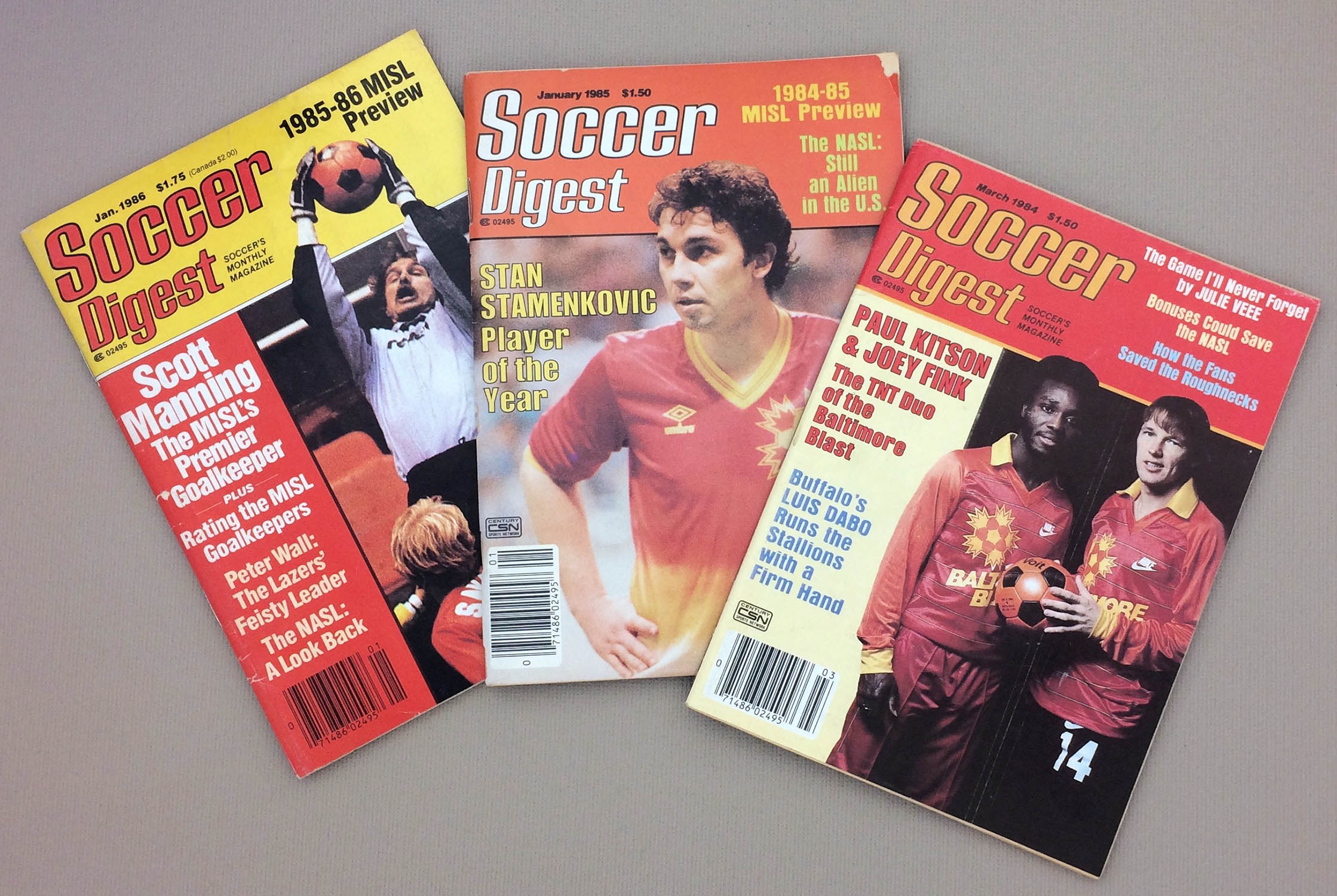 Baltimore Blast Cover Soccer Digest 3Pack