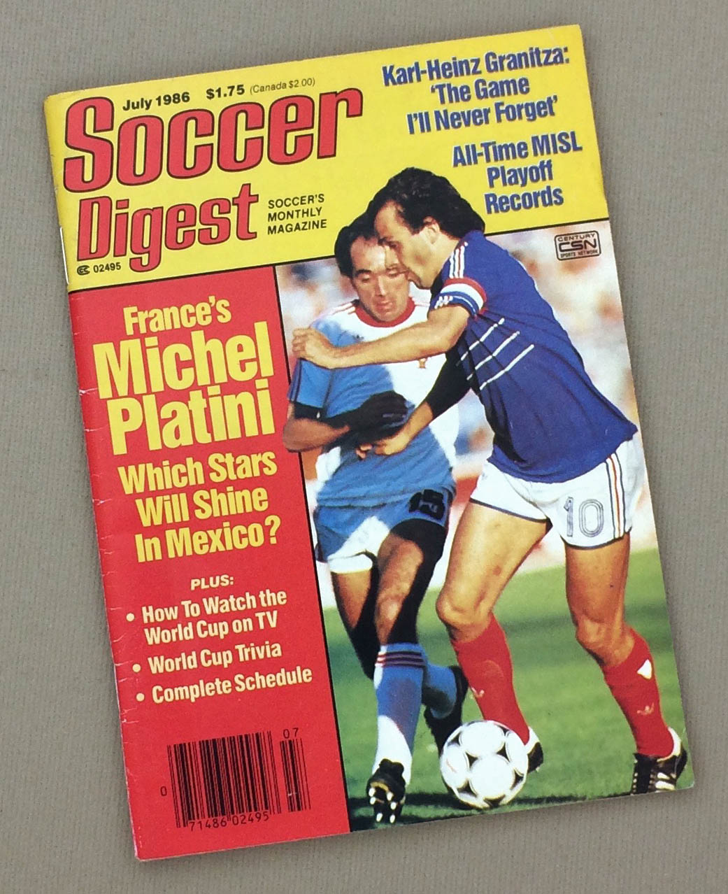 Soccer Digest July 1986 Issue