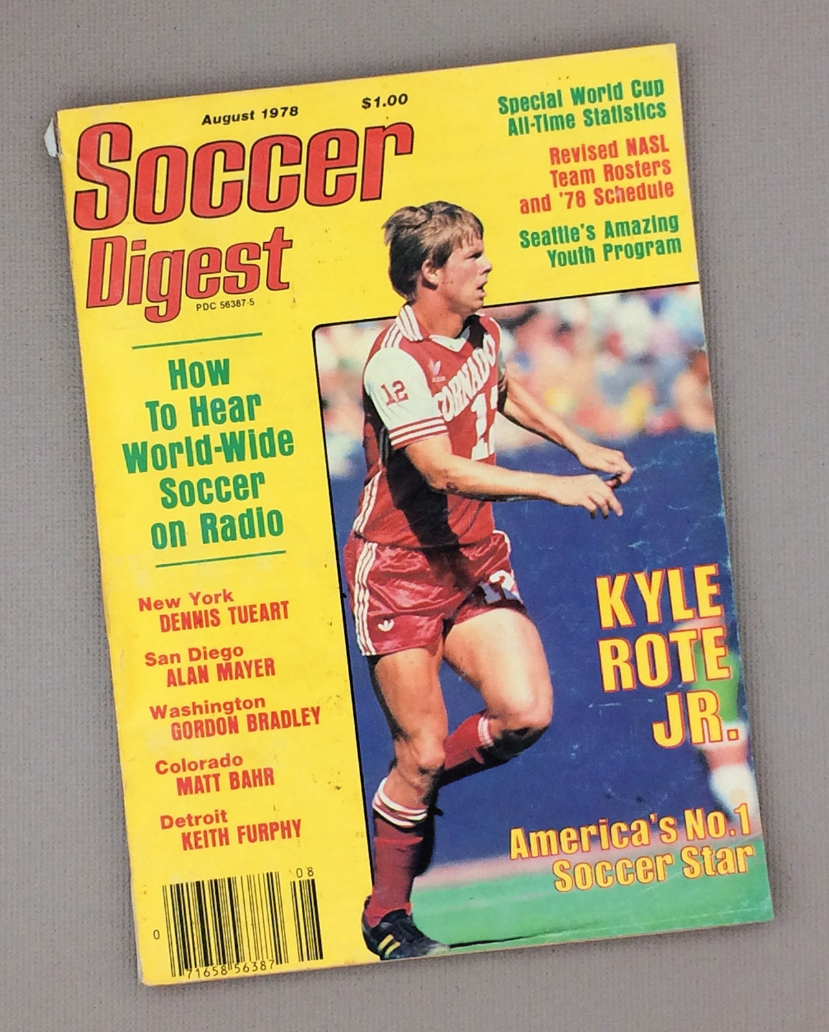 August, 1978 Soccer Digest Magazine