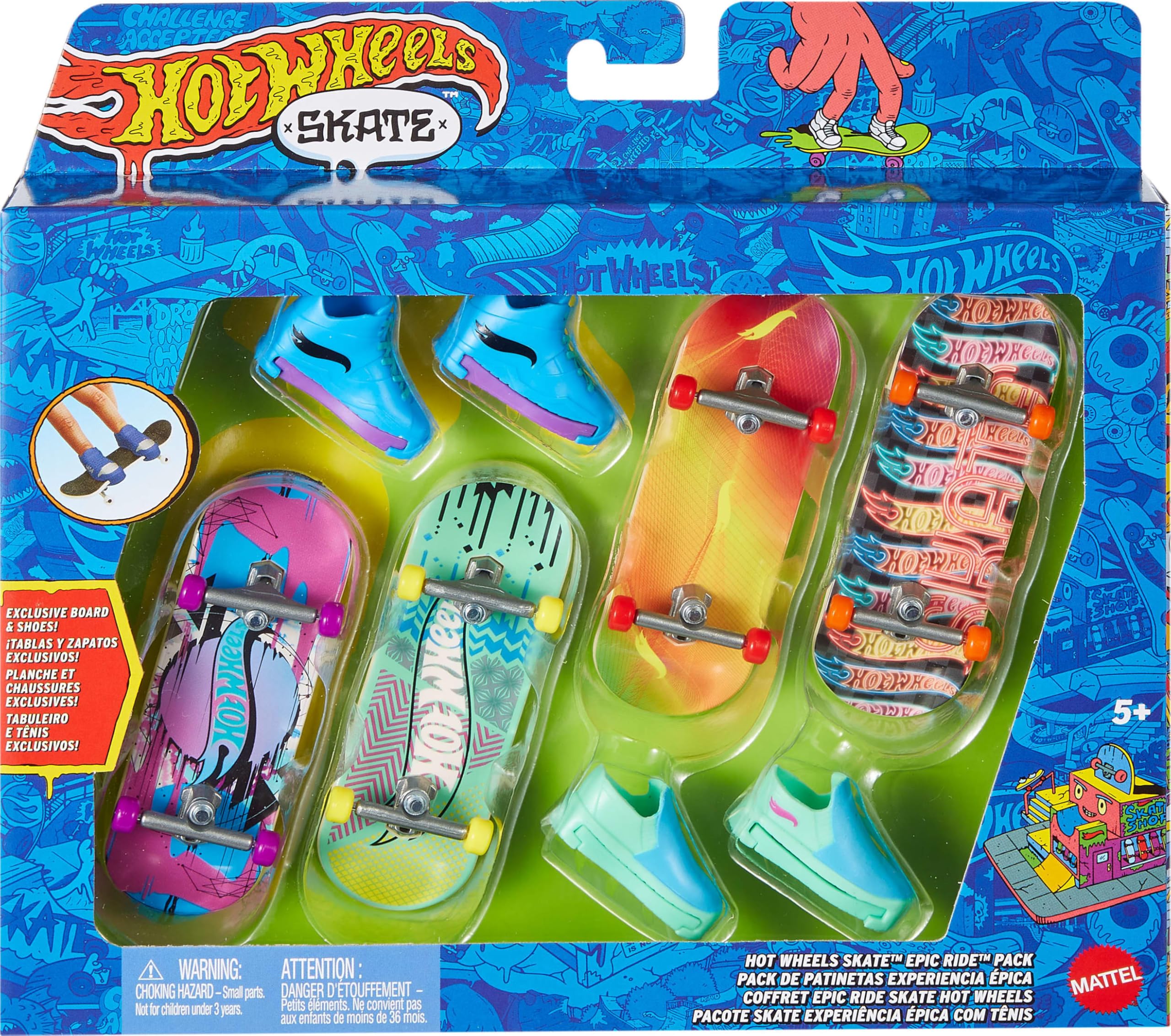 Hot Wheels - Brandclub - Hot Wheels Skate Tony Hawk Fingerboard