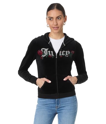 Juicy Couture ジップアップパーカー　ブラック JUICY COUTURE(ジューシークチュール) パーカー・フーディ