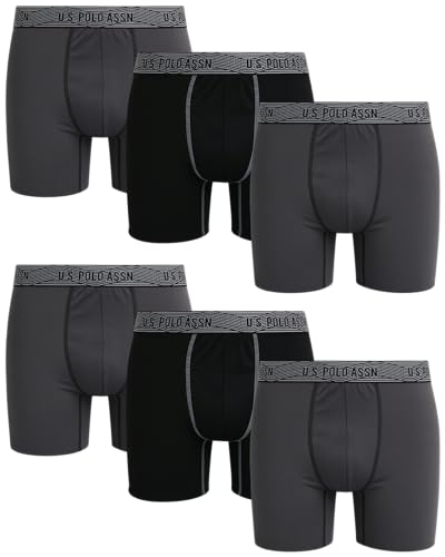 トップス UCANTBELIKEME UVC POLO X DISARK BOXER U.S. Polo Assn. Mens Boxer Briefs - 10 Pack Moisture Wicking