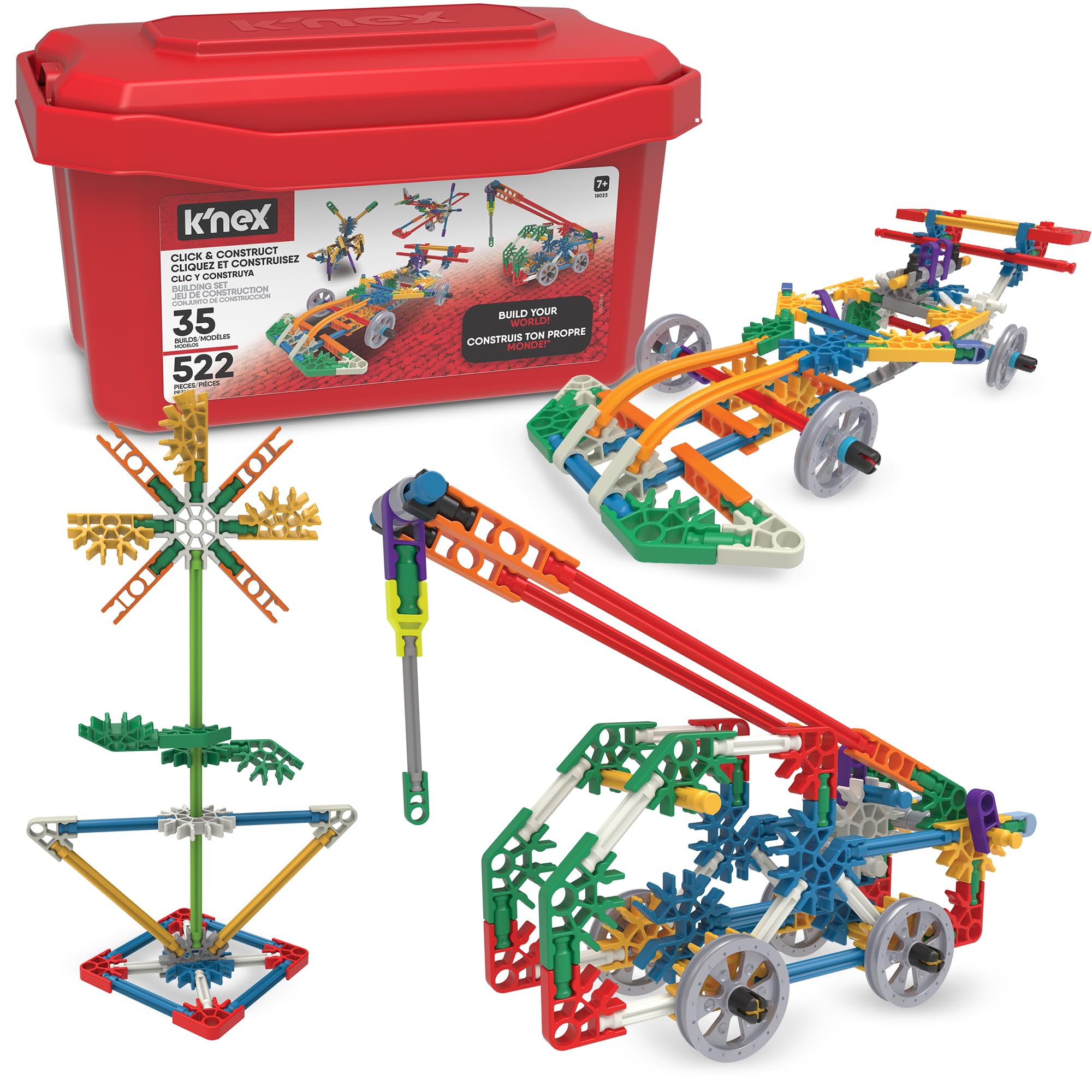 K'Nex - Brandclub - K'NEX Control Crane Building Set - 817