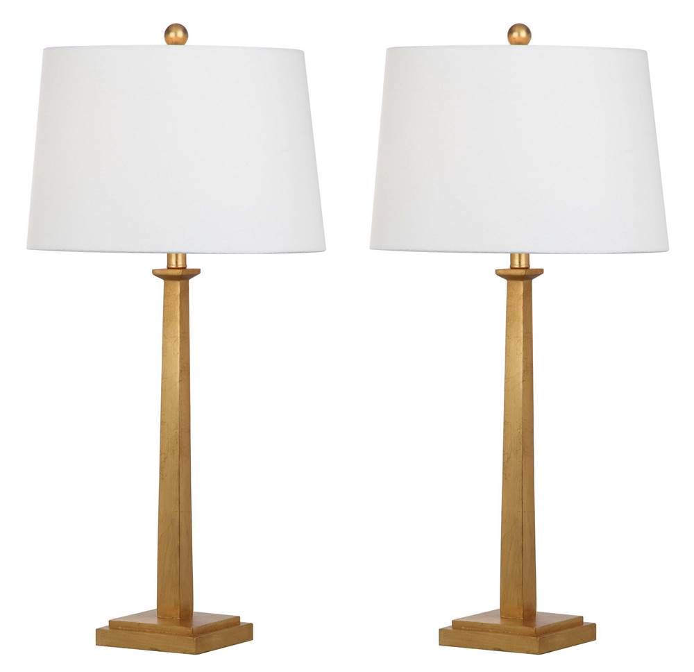 Table Lamps Safavieh Lighting Collection Brielle Navy Mosaic 28 Inch Bedroom 415531-146716
