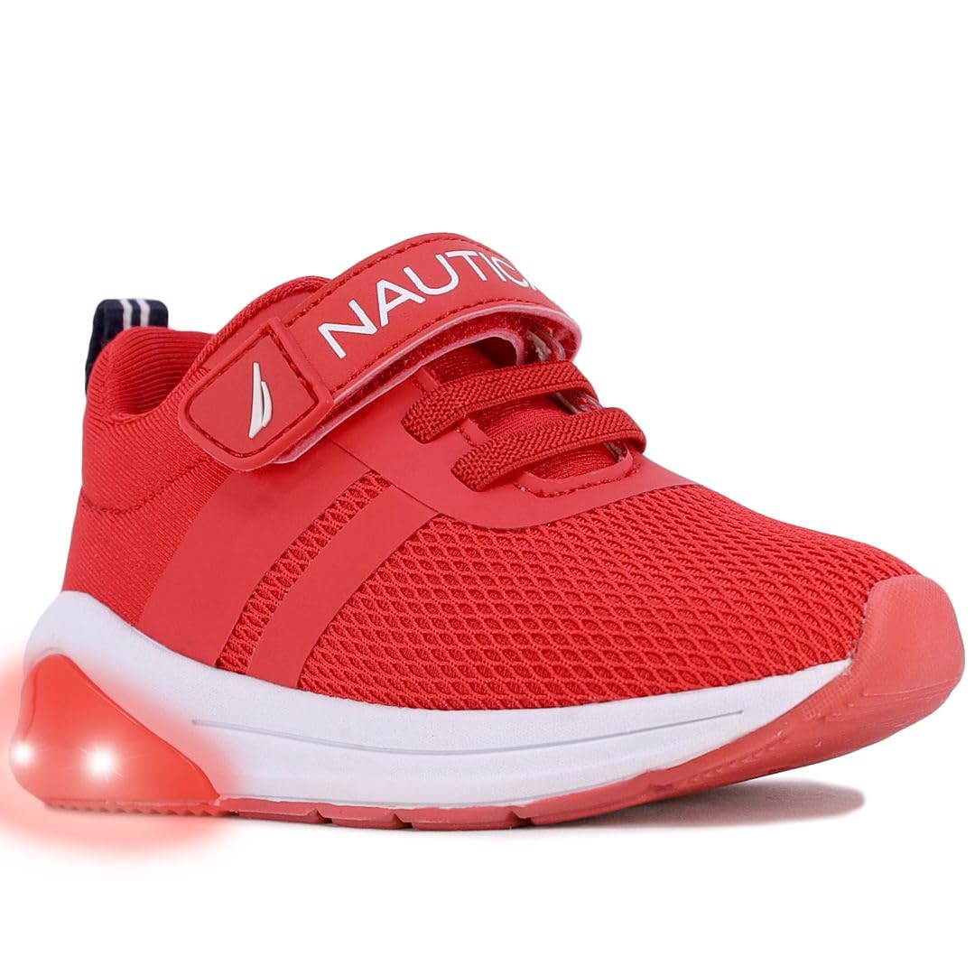 Nautica Kids Light-Up Sneakers - Flashing LED Shoes, Slip-On Design, Comfortable For Active Boys & Girls - View #4