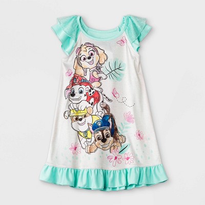 Chemise De Nuit Fille NAME IT Nmfassa Pawpatrol - Motif Pat'Patrouille, 95% Coton, Manches Courtes, Nuit Confortable - 4