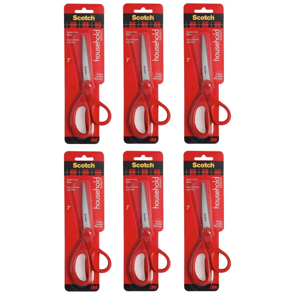 3M - Brandclub - Scotch Household Scissors 7 in Right Left Hand
