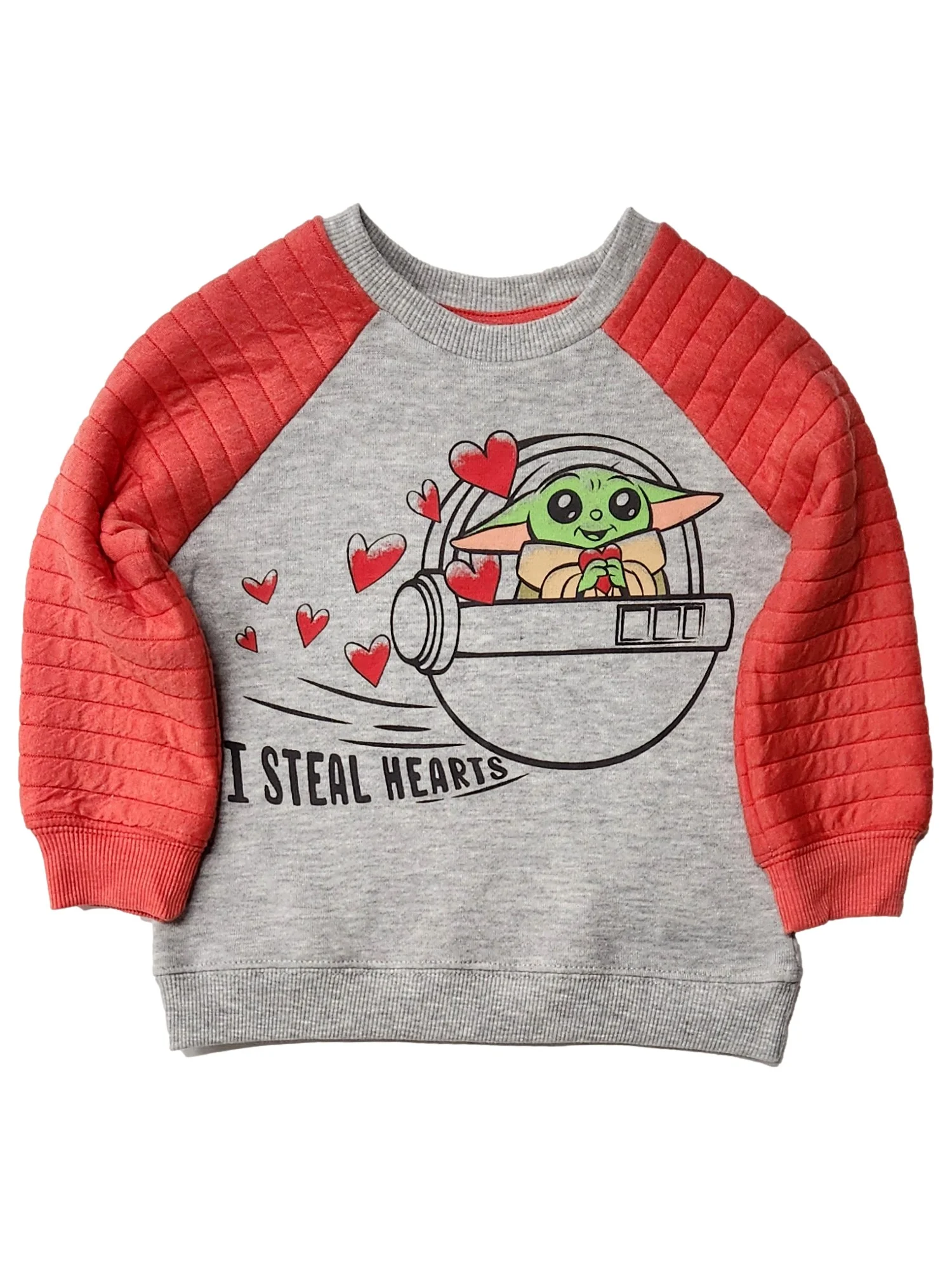 Baby Yoda Sweater STAR WARS Girls Baby Yoda Crewneck Sweatshirt