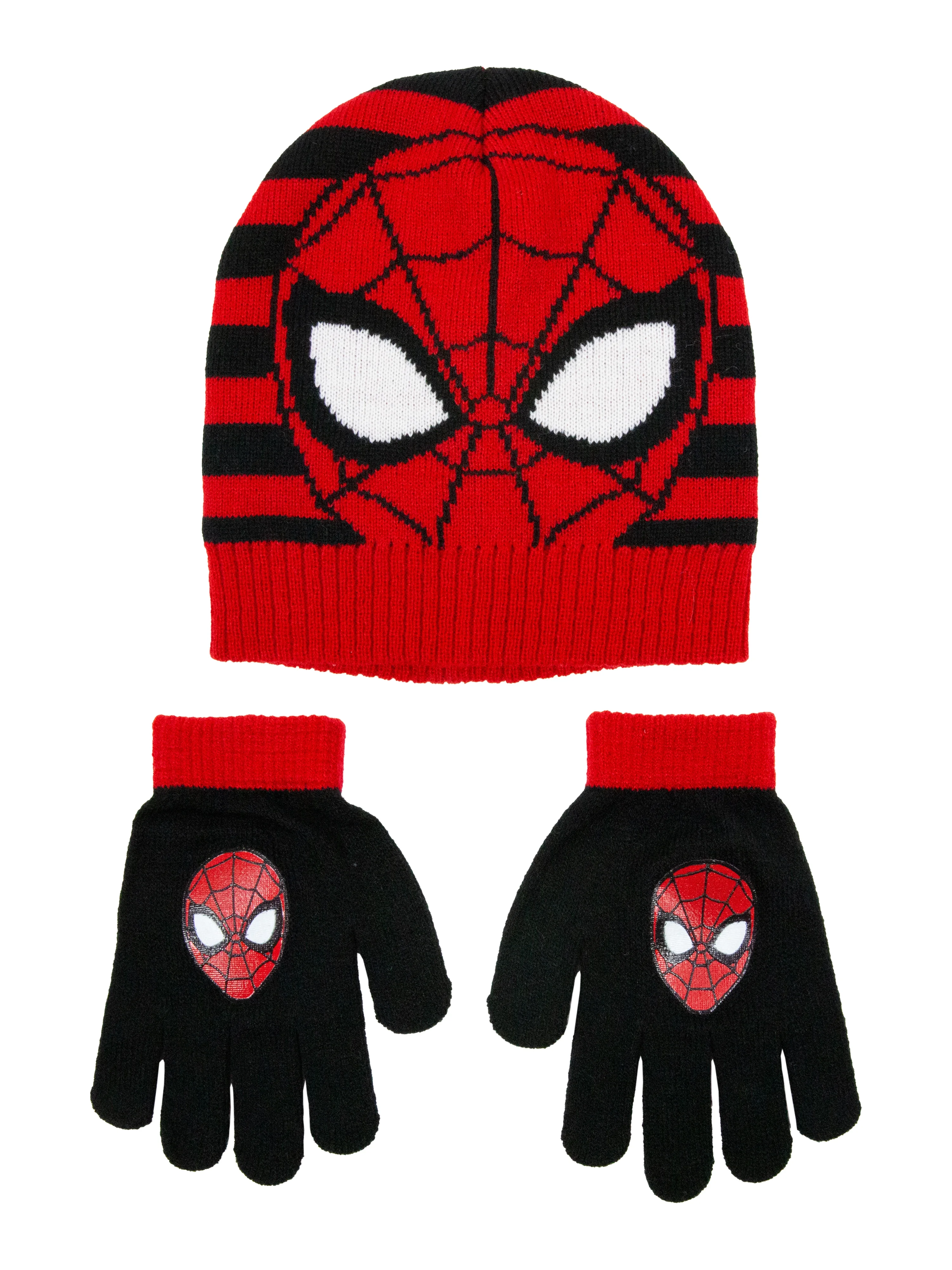 Set Gorro, Bufanda Y Guantes Marvel Spiderman Avengers - Para Niños 2-8 Años - Oficial Marvel
