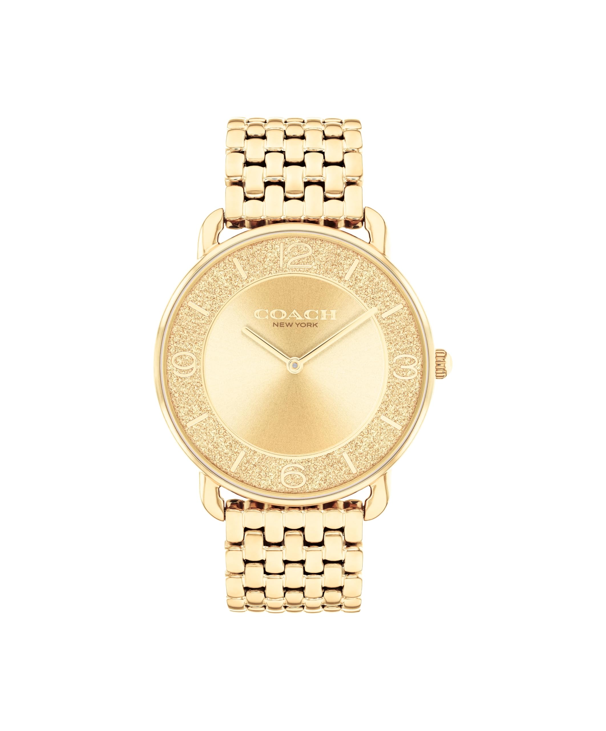 NEW! Coach Elliot Women\'s Watch | Sleek Design with Scattered Charms Black/Gold COACH Elliot Women main image 2