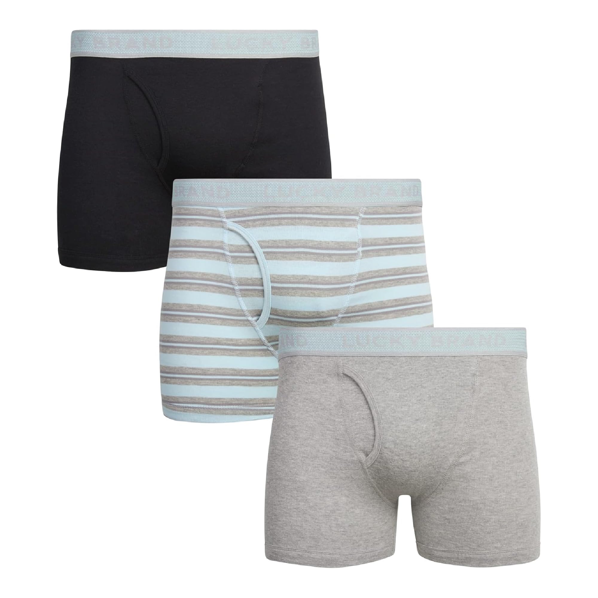 3-Pack Men's Plaid Boxer Briefs – Cotton Blend, Size M-2XL (Runs Small, Order Up)