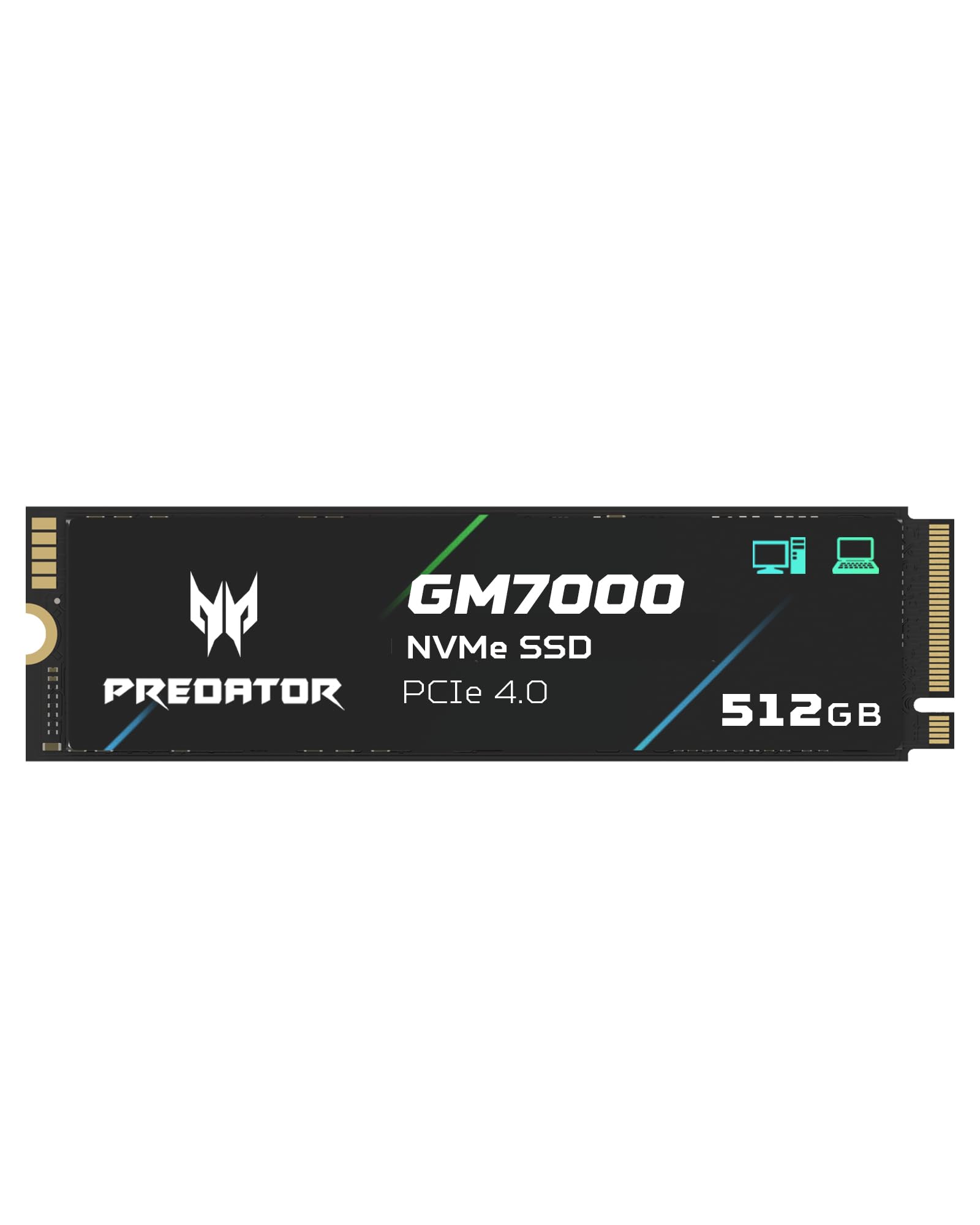 内蔵型SSD Acer Predator SSD 1TB PCIe Gen4x4 M.2 ACER Predator SSD GM7 1TB M.2 NVMe PCIe Gen 4x4 : Amazon.co
