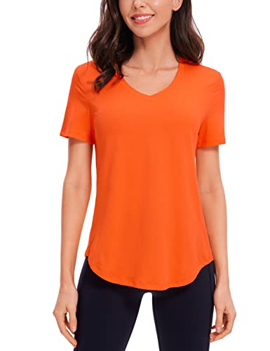 Loose Fit CRZ YOGA Butterluxe Womens Long Sleeve Crop Yoga Shirts