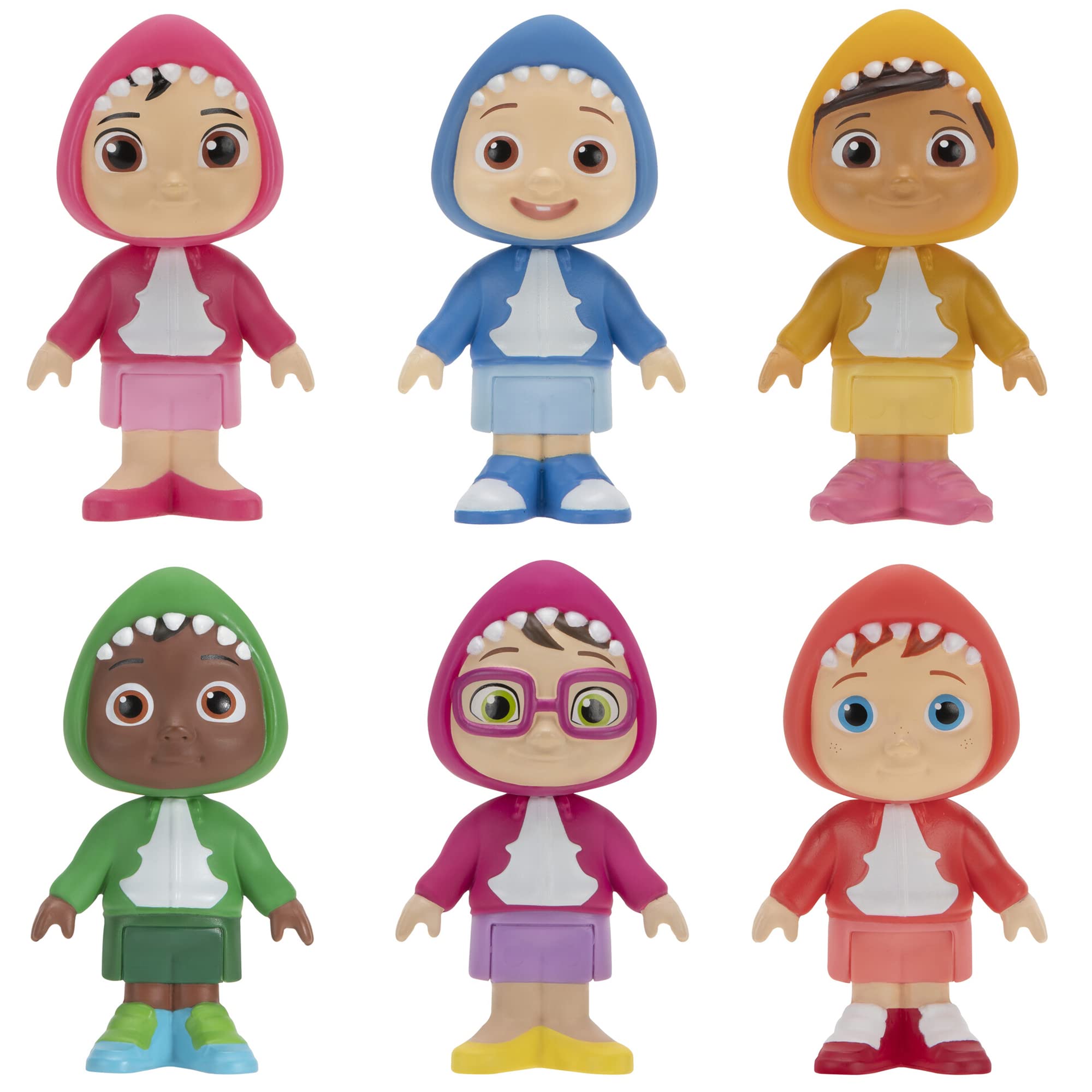 CoComelon Offizielle Figuren-Set – 4 Figuren (JJ, TomTom, YoYo), 7,6 Cm, Für Kinder Ab 3 Jahren