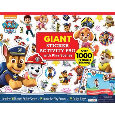 Nickelodeon PAW Patrol Sticker-Buch - Mit Vielen Aufklebern Der Beliebten Hunde