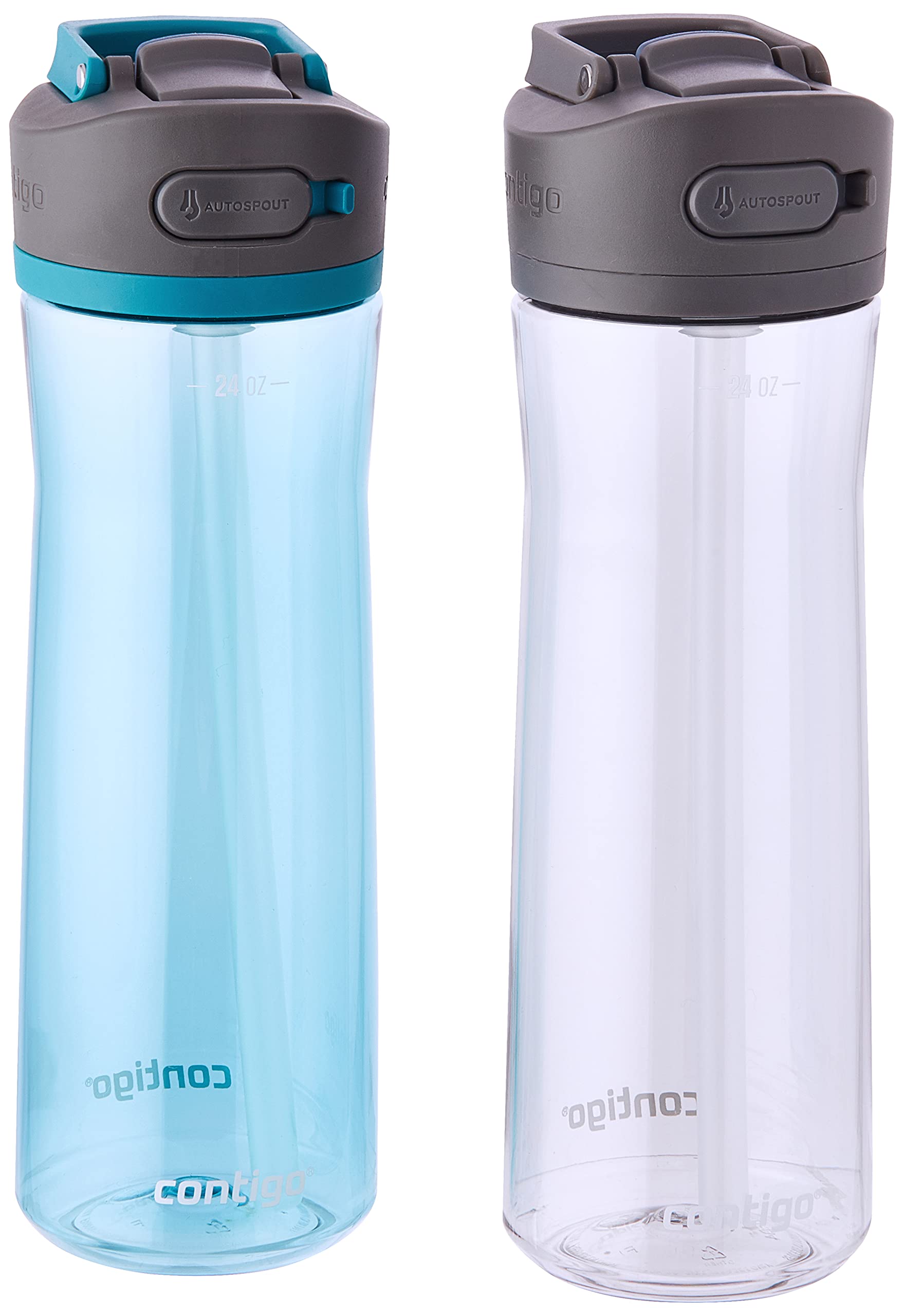 Contigo Ashland 2.0 Water Bottle - 24oz Leak-Proof, Dishwasher Safe With  Lid Lock & Angled Straw,