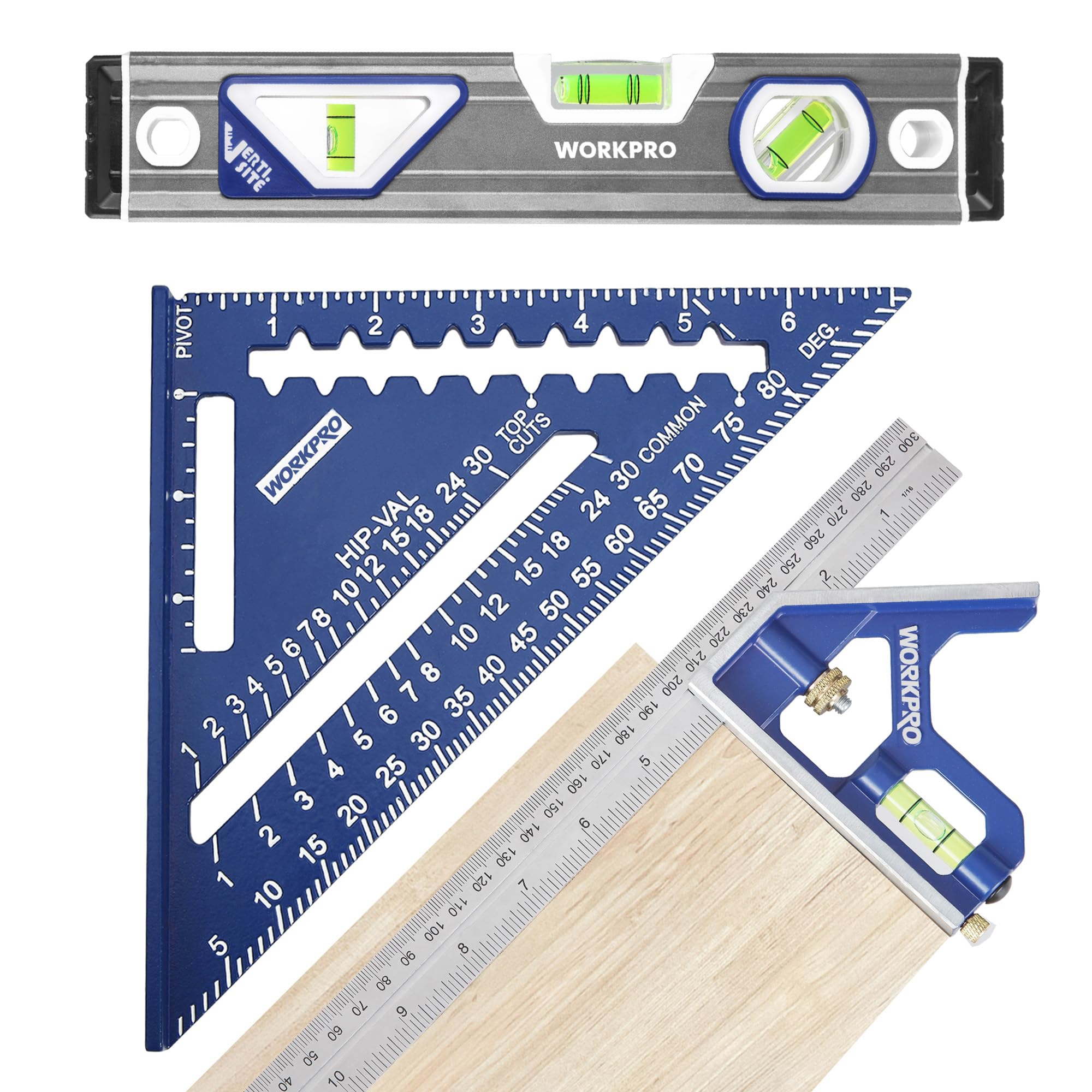 Aluminum Rafter Square Framing Tool TOPZEA 12 Inch Aluminum
