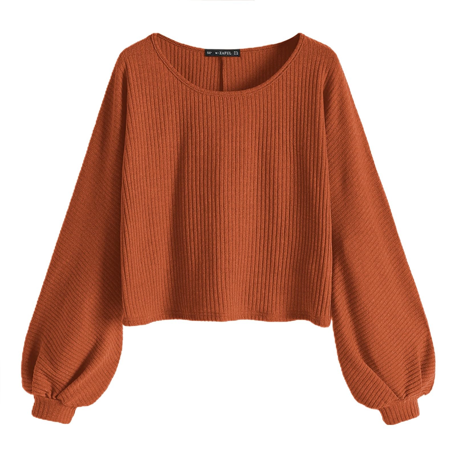 ZAFUL - Brandclub - ZAFUL Women's Pullover Ribbed Cropped