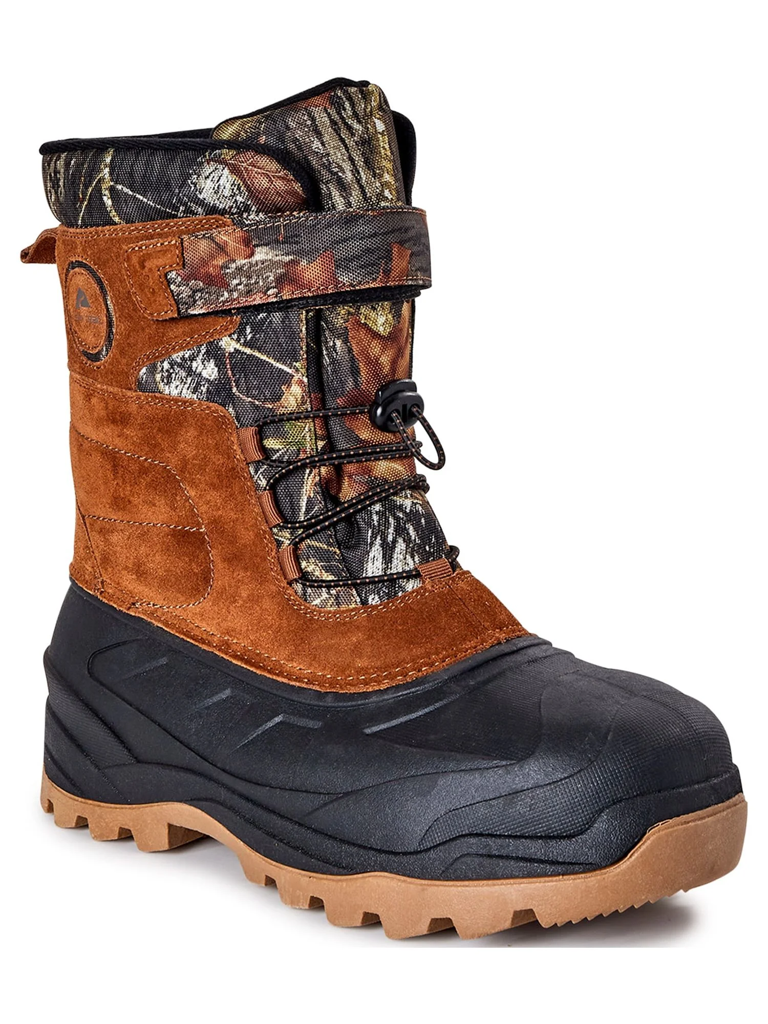 New Men\'s Ozark Trail Premium Waterproof Winter Snow Boots Olive/Black Ozark Trail Classic Shell Snow Boots - Waterproof - Walmart.com main image 2