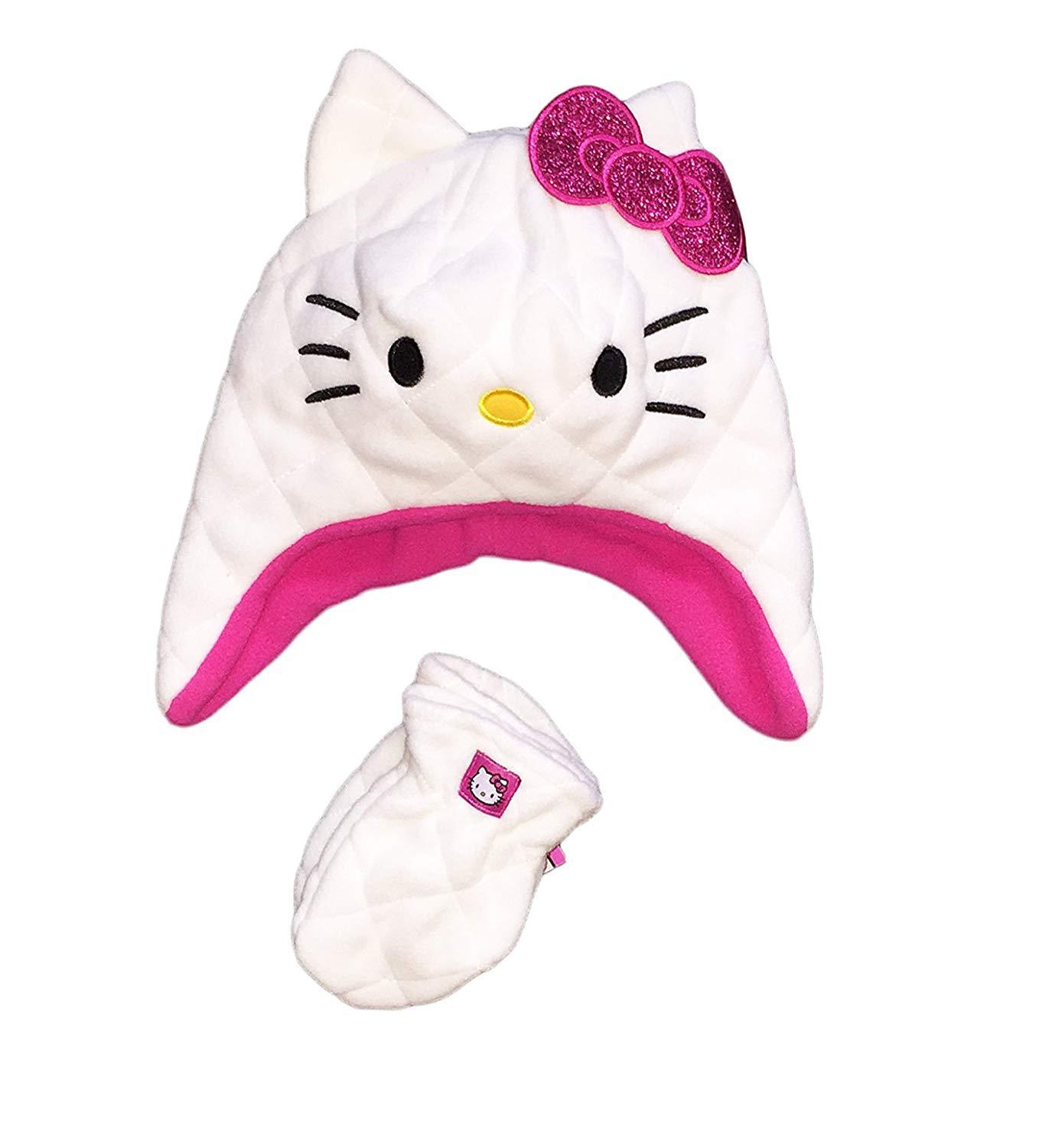 Hello Kitty by Sanrio Trapper Winter Hat Sanrio Hello Kitty Knit Trapper Hat Scarf | Mercari main image 2