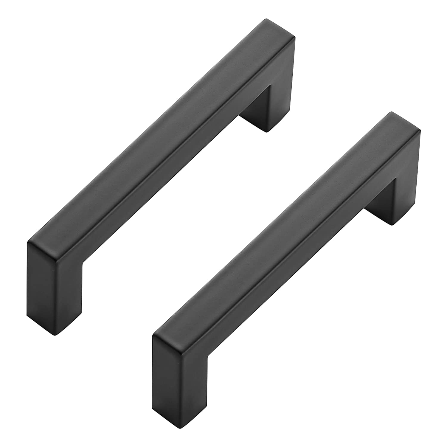 Ravinte 24 Pack 5 Inch Cabinet Pulls - Green Stainless Steel, 3 Inch Hole Center, Modern Kitchen Drawer Handles