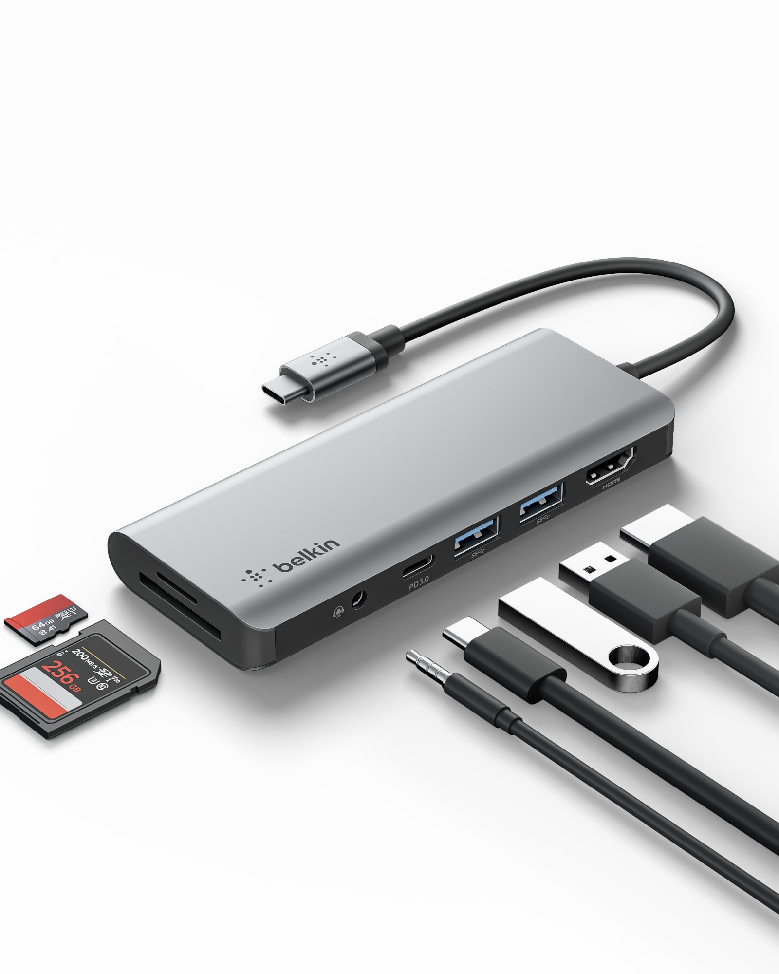 4K Belkin Thunderbolt 3 Dock USBハブ Amazon.com: Belkin Thunderbolt 3 Dock Mini HD With Cable