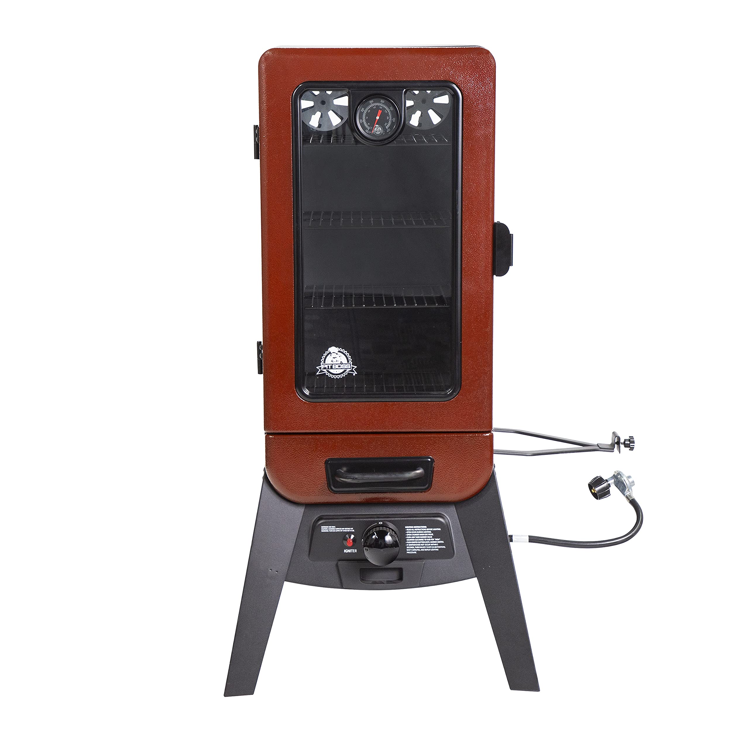Rsipelsk Smoker-Abdeckung Für Pit Boss Platinum Brunswick – 124,5 Cm, Wasserdicht, Mit Reißverschluss, Schwarz