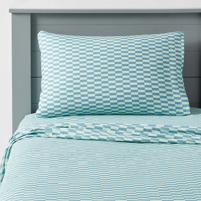 Heritage Kids Twin Sheet Set – 3-Piece Multicolor Half Moon Pattern – Soft Microfiber Bedding For Twin Bed - View #4
