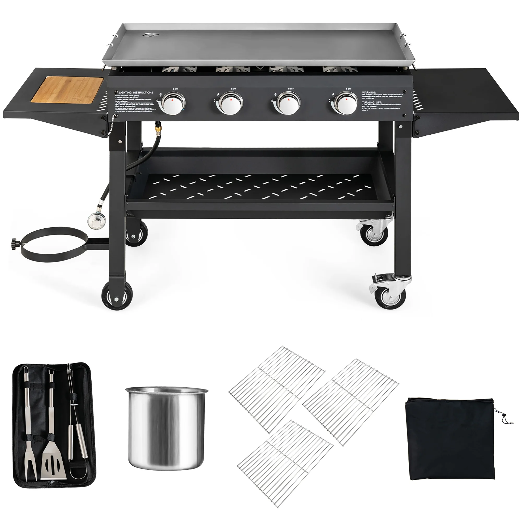 costway double burner gas propane cooker