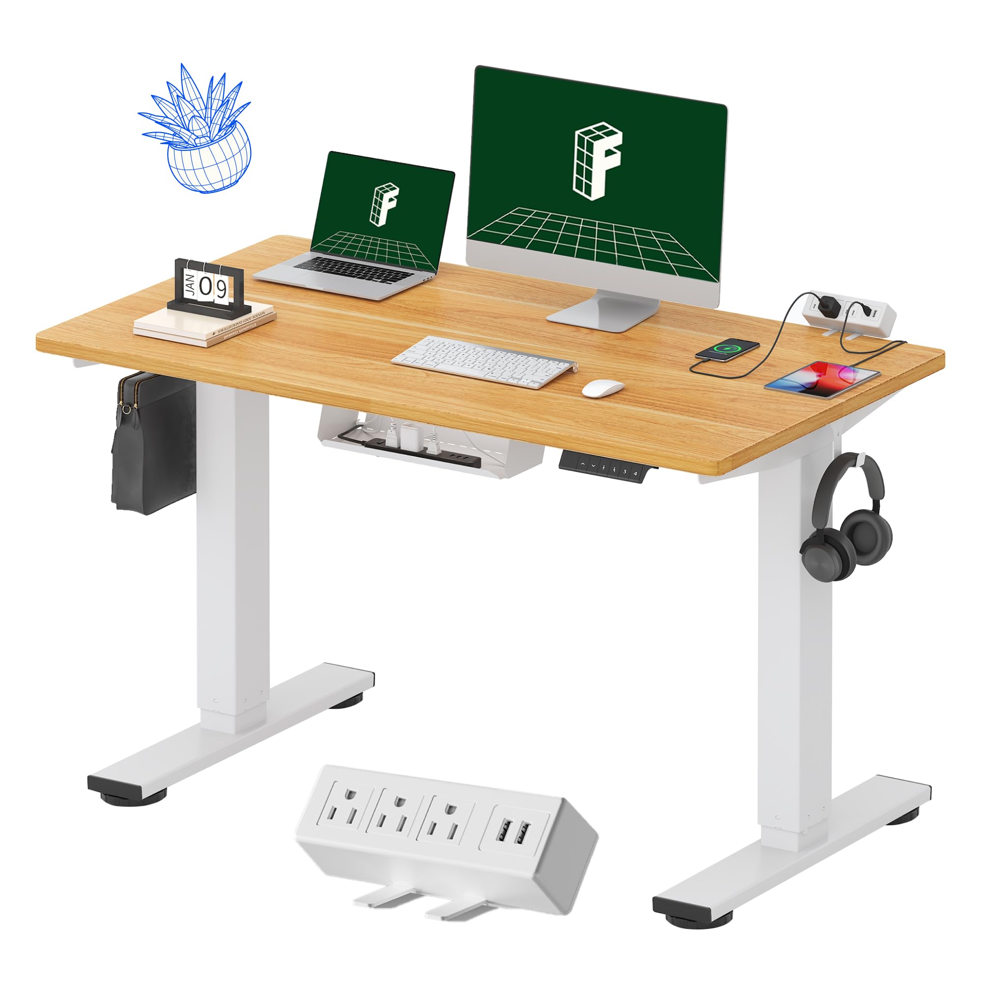 140cm×70cm E6 B 2020年5月購入 Flexispot ブラック Amazon.com: FLEXISPOT E6 Standing Desk - Height Adjustable