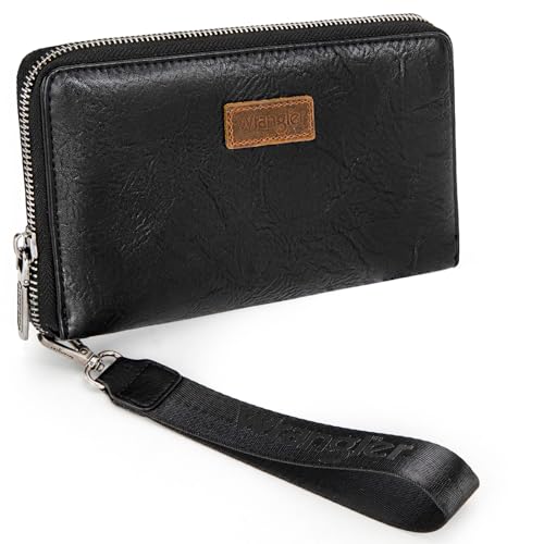 Wrangler Womens Wallet Wristlet Long Purse Designer Clutch Large Capacity Credit Card Holder For Women - View #8
