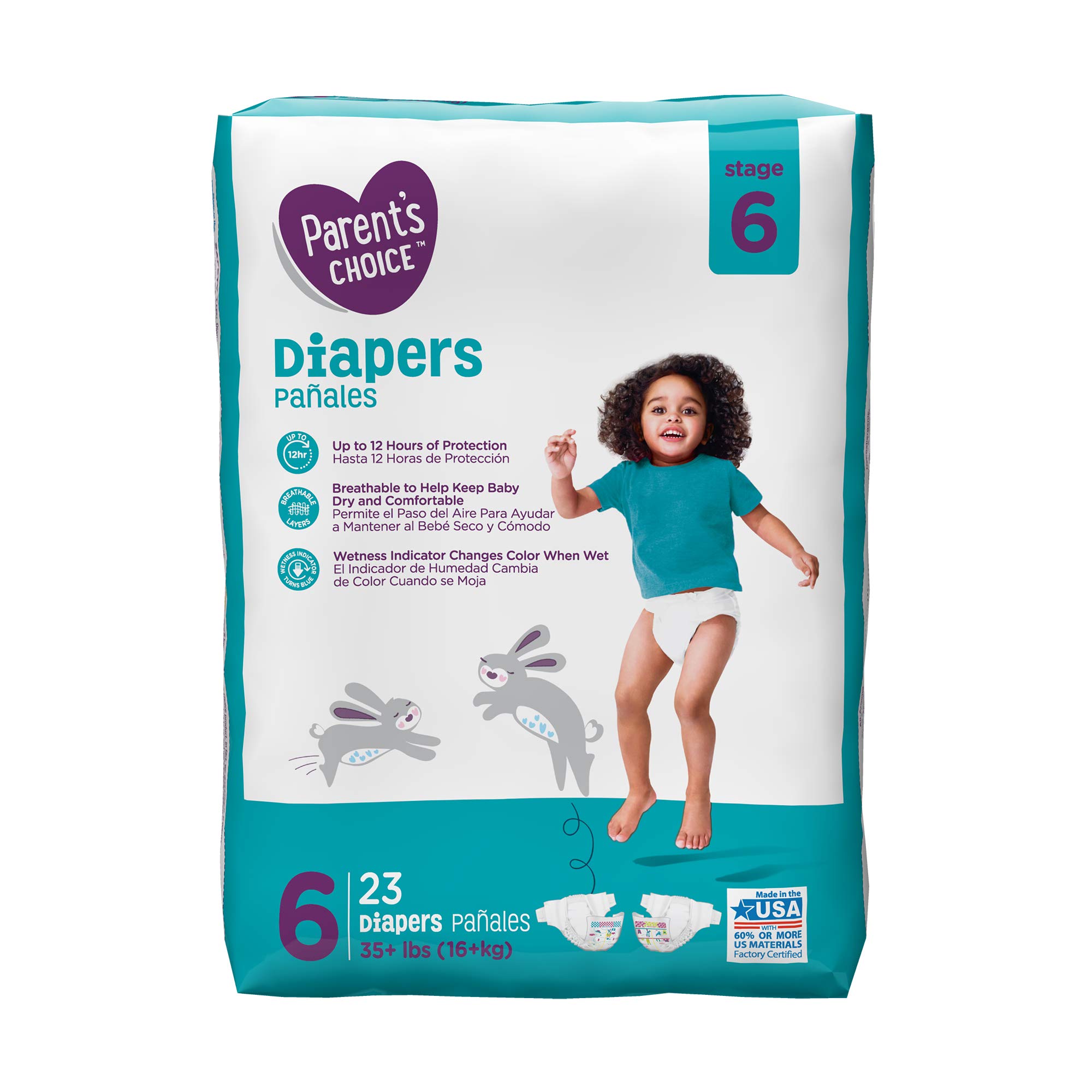 Parent's Choice Dry Gentle Diapers Size (1 162 Count Parent's