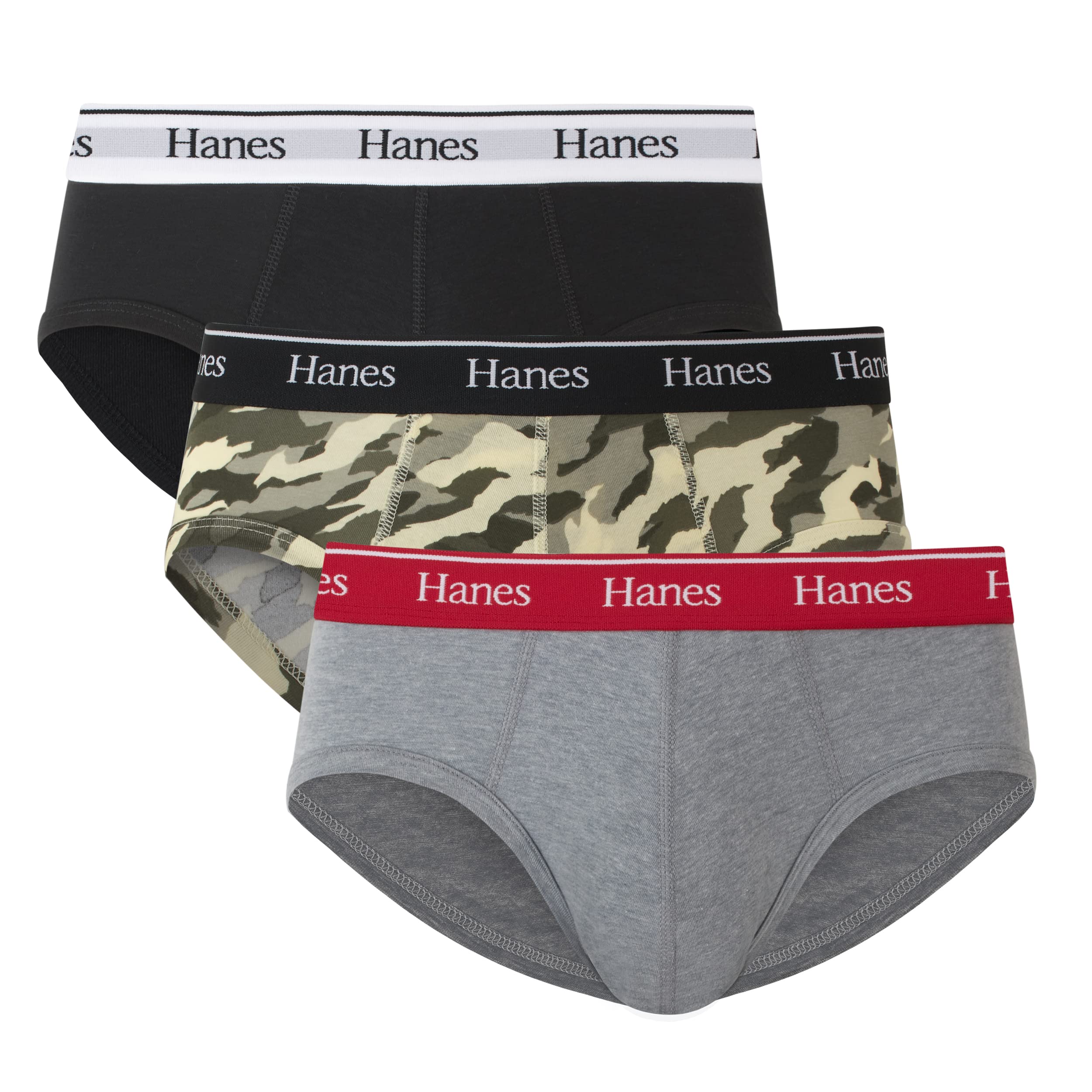 neighborhood Hanesボディ made in USA L Hanes Originals Women's Mid-Thigh Boxer Brief Underwear