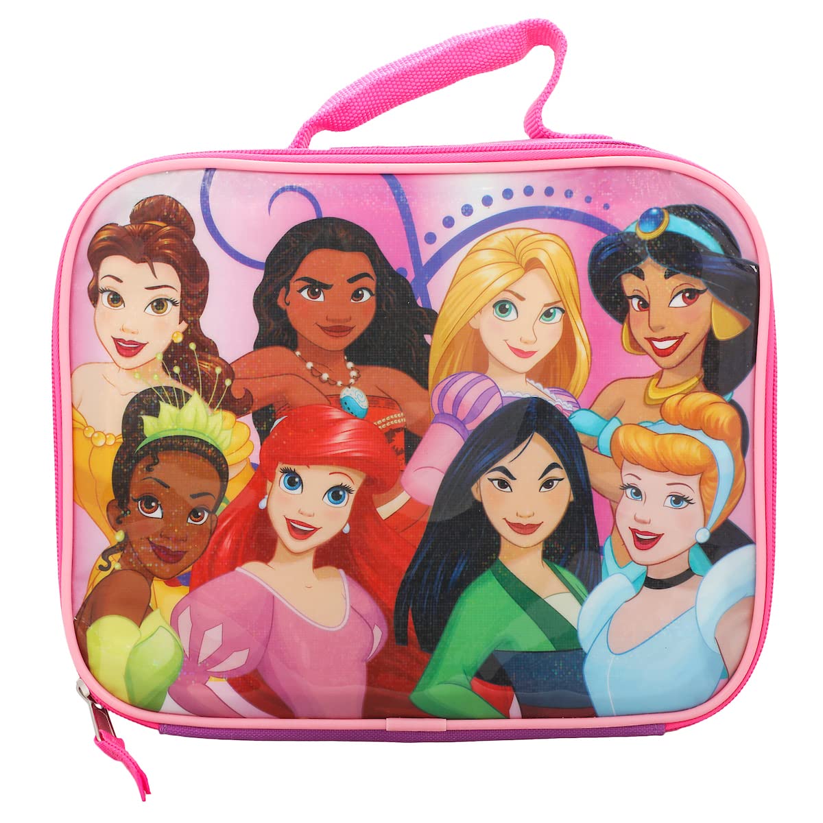 Bioworld - Brandclub - Disney Princesses Easy Zip Insulated Lunch Box
