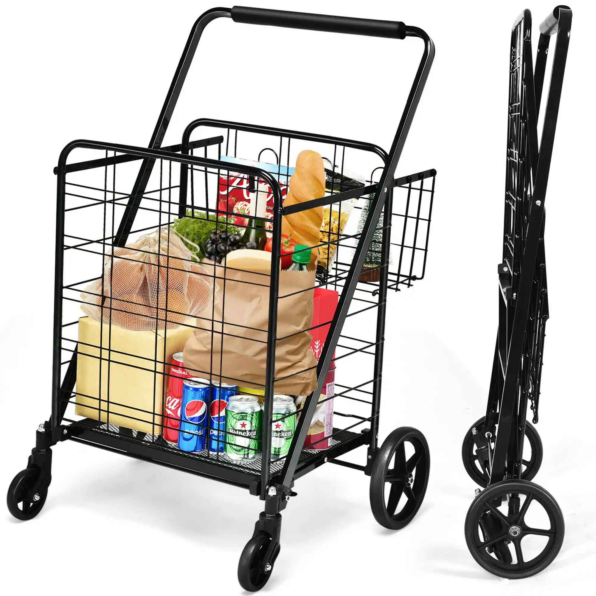 EULANT 2 In1 Foldable Hand Truck With 60L Folding Box & Lid,Utility - View #8