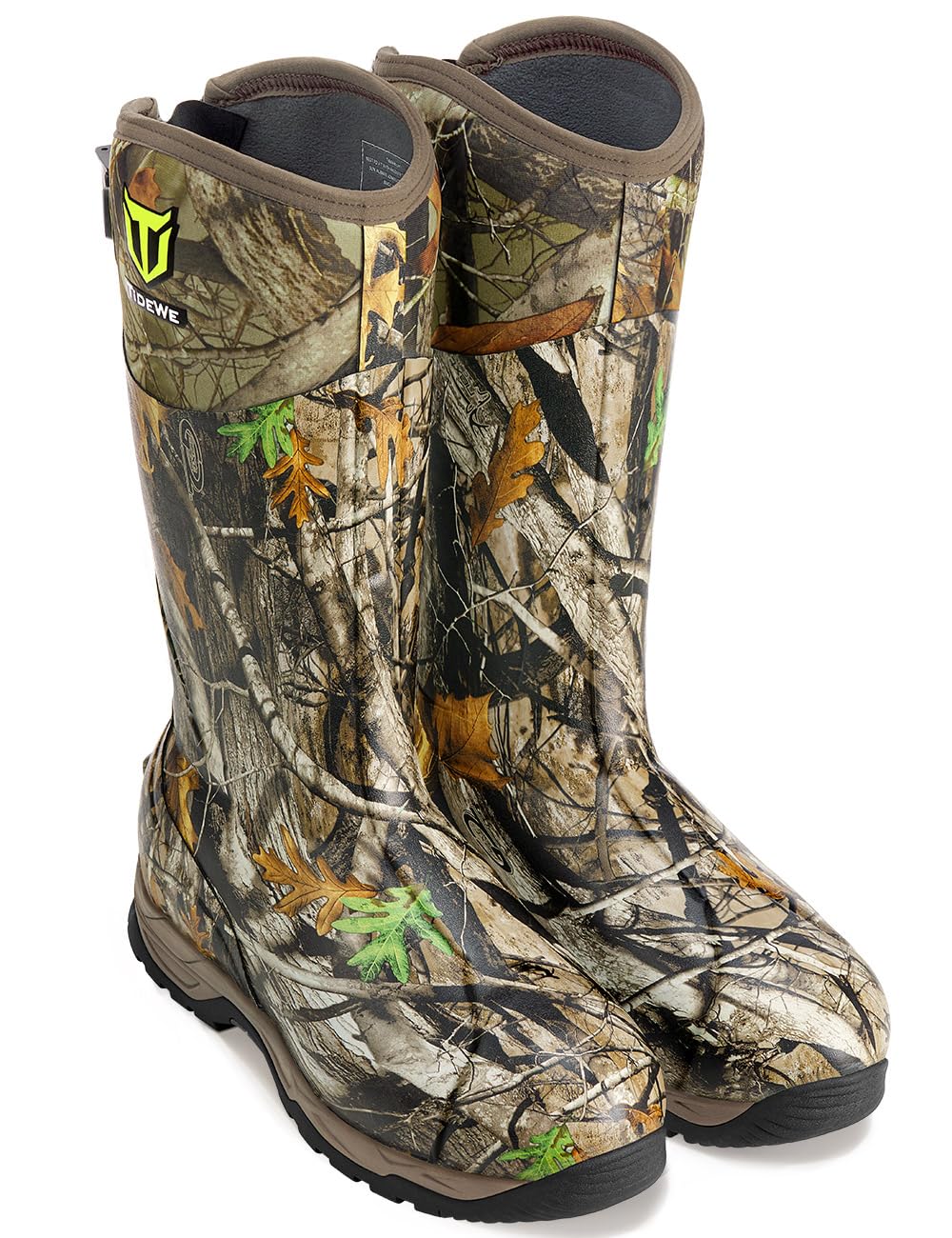 Hunting Boots Camo Mud Boots HOT Hunting Tidewe Rubber Neoprene