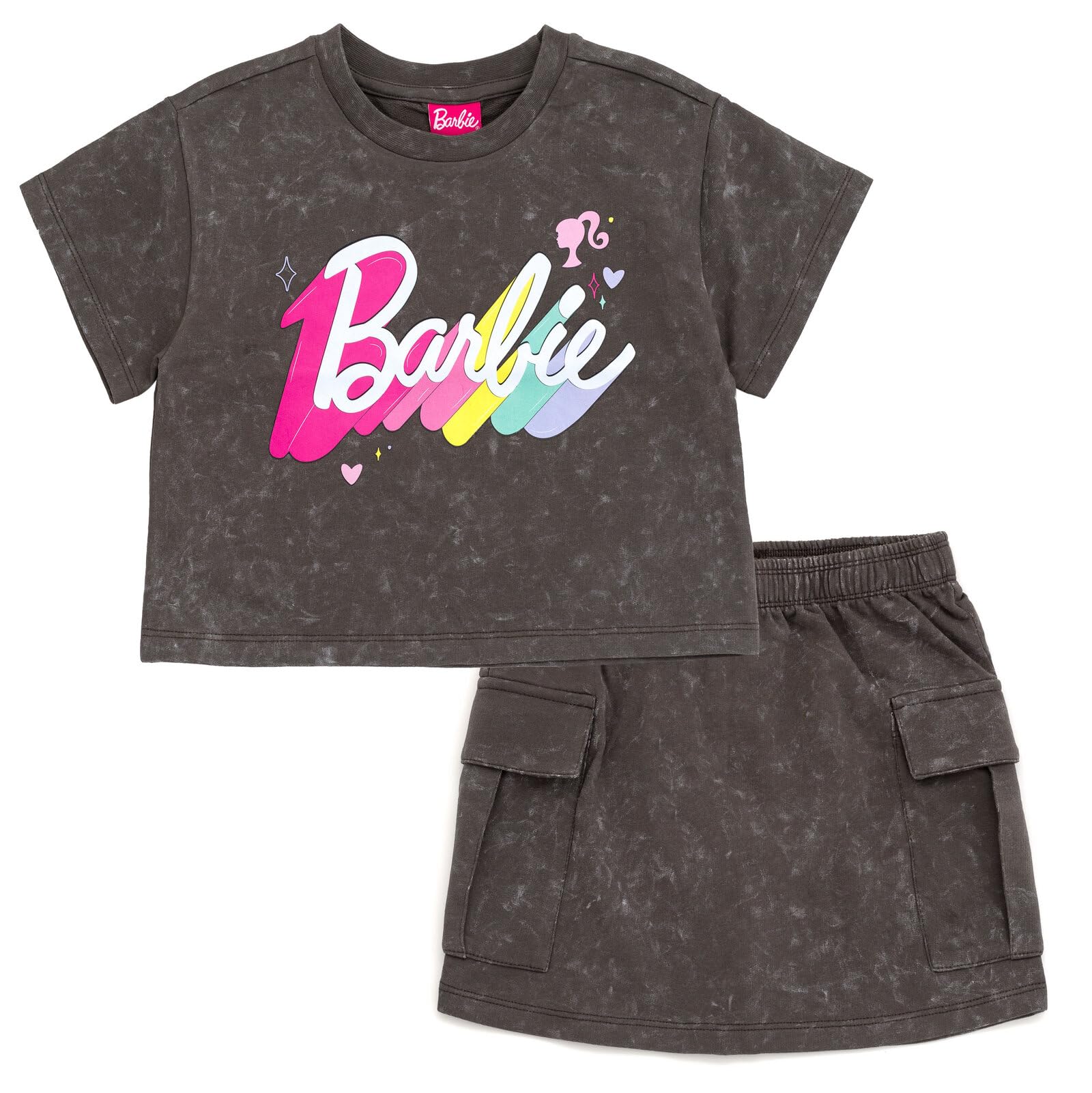 andmary Barbie girls set up/gray M 新品未使用 ANDMARY】Barbie girls set up