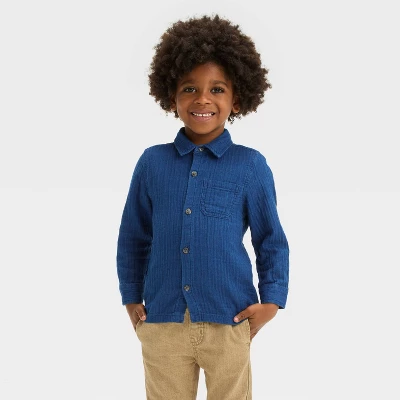 Cat & Jack - Brandclub - Toddler Boys' Long Sleeve Gauze