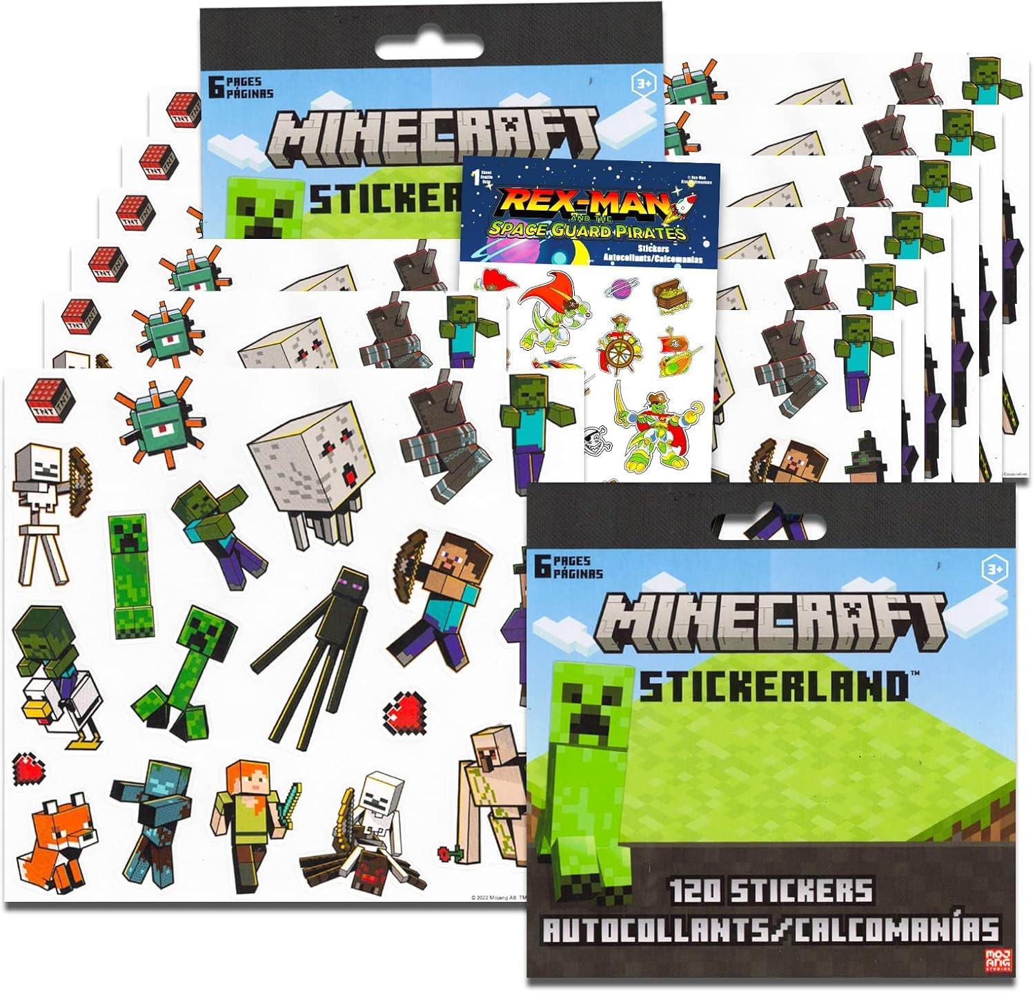 Libro Di Adesivi Minecraft - Oltre 1000 Stickers Ufficiali | Per Bambini E Appassionati | Regalo Creativo - Foto 13