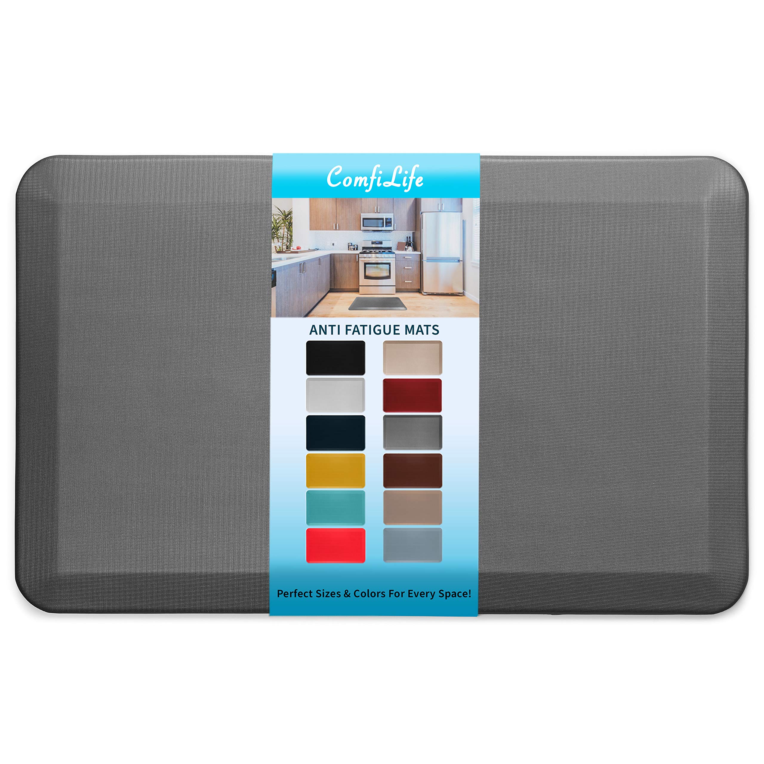 ComfiLife - Brandclub - ComfiLife Anti Fatigue Floor Mat – 3/4 Inch Thick Kitchen  Mats for Floor, Standing Desk Mat, Kitchen Rug – Comfort at Home, Office –  Durable – Stain Resistant –, image size:2560x2560