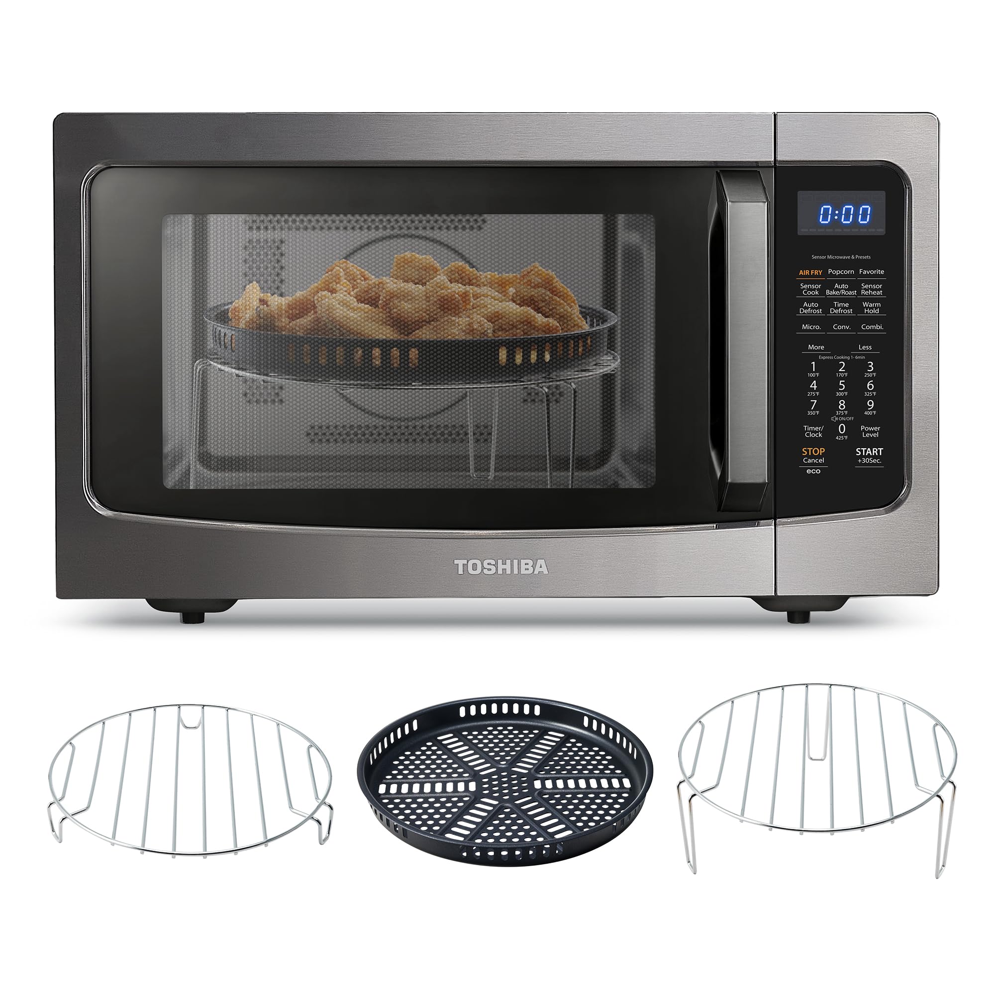 Toshiba - Brandclub - Toshiba Air Fryer Combo 4-in-1 Countertop