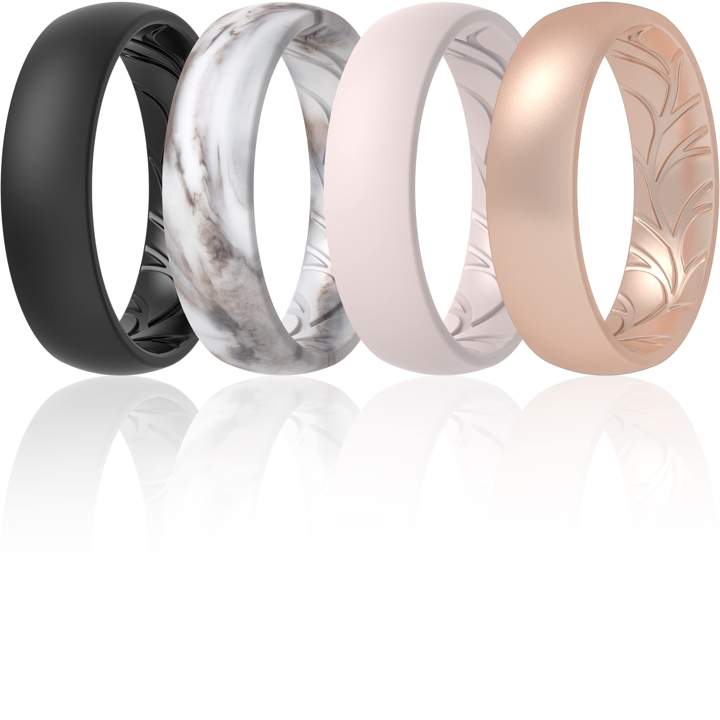 Buy ThunderFit Silicone Wedding Ring For Men, Rubber Wedding Band