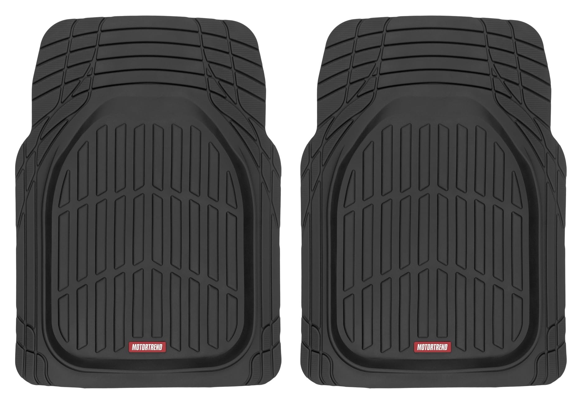Clear Car Floor Mats Metallic Finish Non-Slip Rubber Backing Floor Mats - Full Set Black Floor Mats For SUV - Foto 5