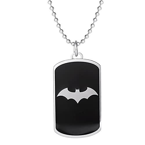 batman dog tag necklace