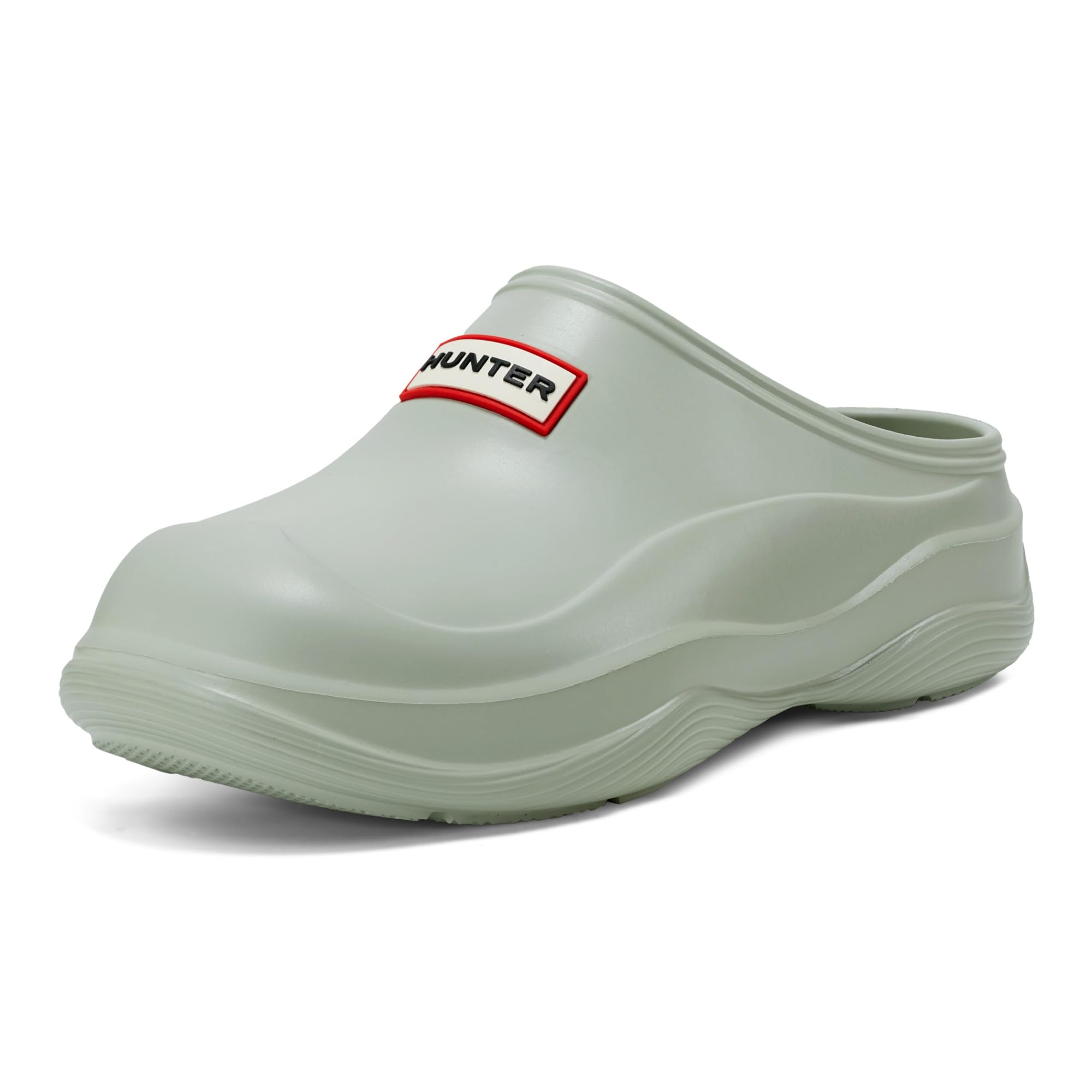 サンダル・ミュール HUNTER UNISEX In-Out Bloom LG Foam Insulated Clog White Will Amazon.com: Hunter in/Out Bloom Foam Clog White Willow 9 M