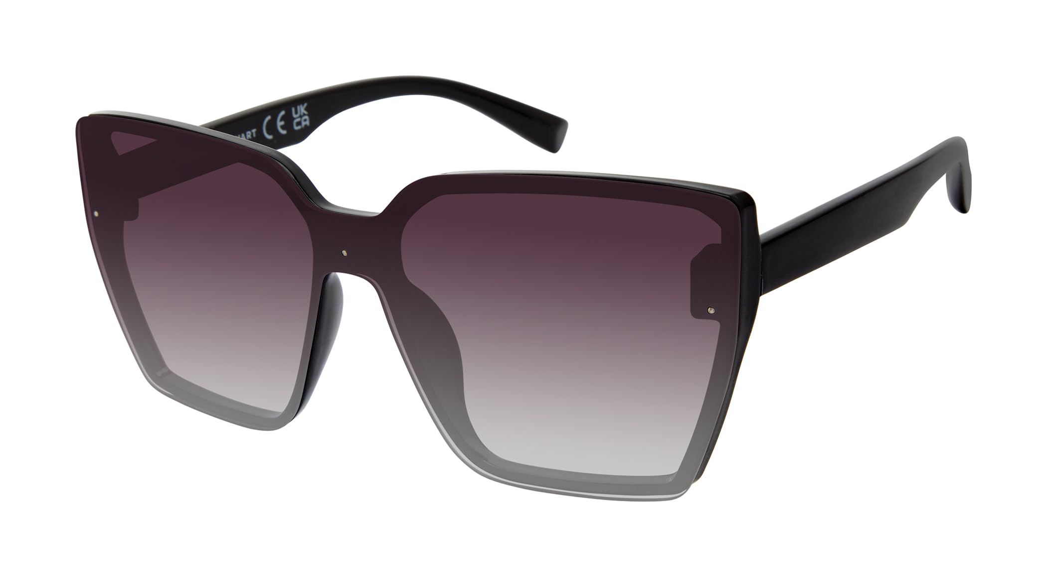 NWT Martha Stewart Hexagonal Black Sunglasses Martha Stewart - Brandclub - Martha Stewart Women Cat Eye  main image 3