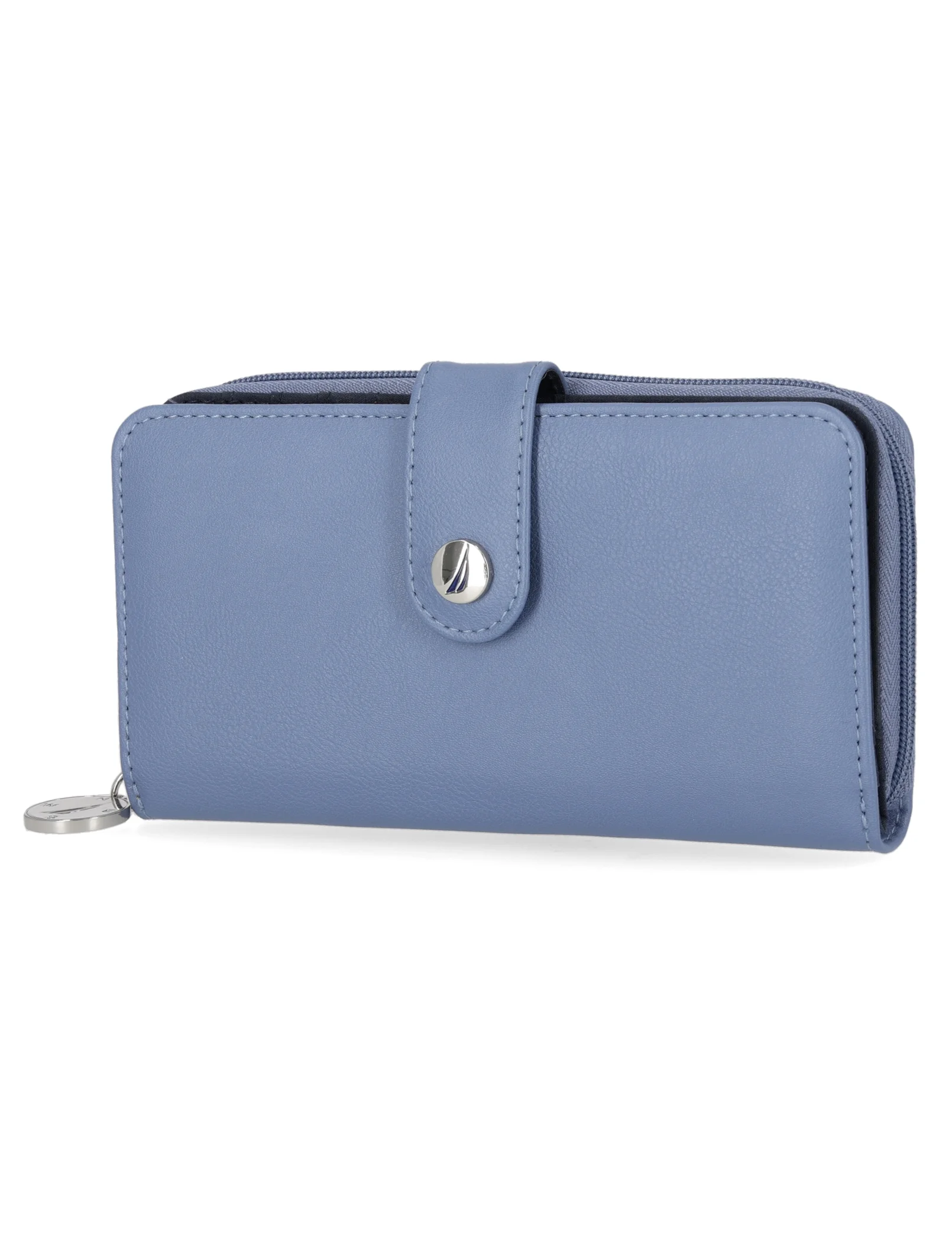 Credit Card Holder With Coin Purse Nautica RFID Blocking Wallet For Women - Slim Vegan Leather Clutch With Coin Purse Slim Clutch Organizer