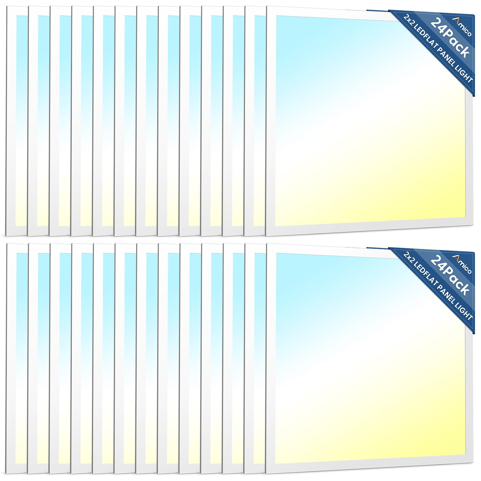 UITTG-12 Inch LED Flush Mount Ceiling Light With Night Light, 24W...
