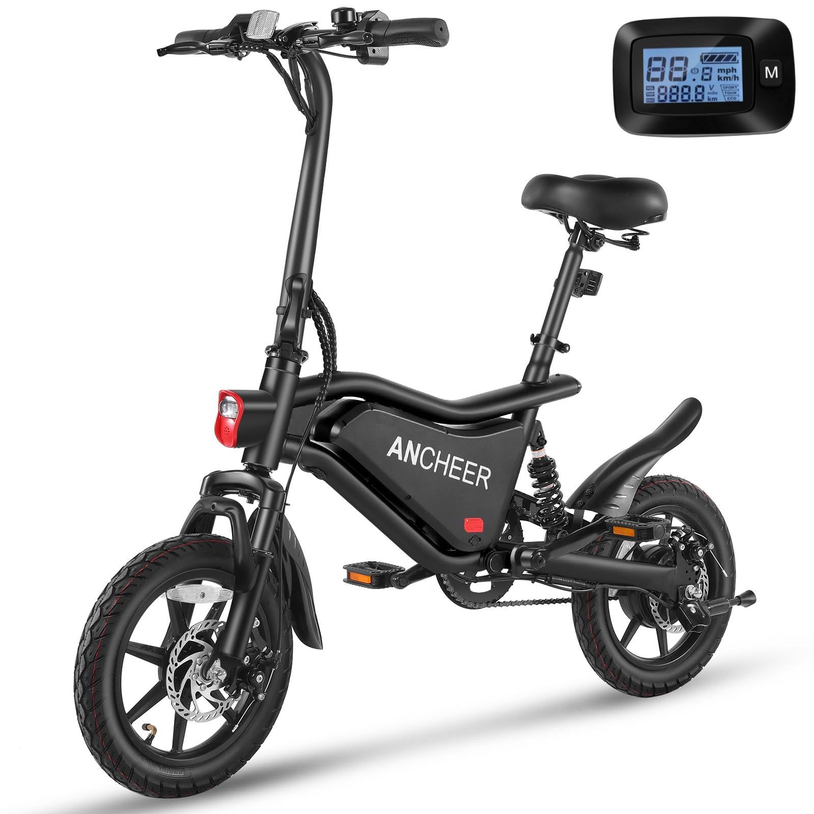 Adult Electric Bicycles ANCHEER For Adults With 500W Motor[Peak